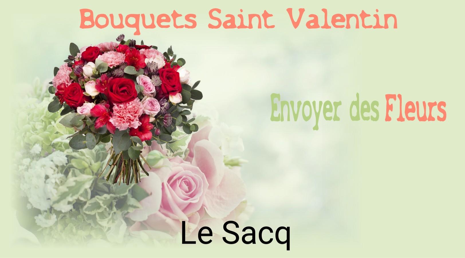 Roses de Saint-Valentin livrées à Le Sacq